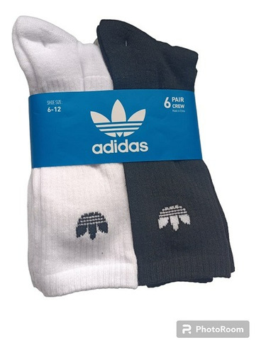 Calcetas adidas Confortables Fit , 6 Pares Para Caballero