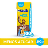Chocolatada Nesquik Menos Azucares 200ml