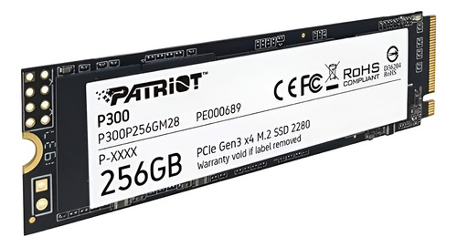 Ssd 256gb Patriot P300 M.2 Pcle 3 X4