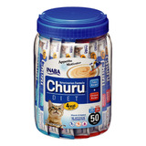 Churu Diet Inaba Para Gatos Sabor Pollo Y Atún Frasco 50 Un