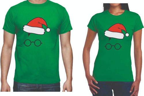 Camisetas Navideñas Harry Potter Navidad Hombre Dama Y Niños