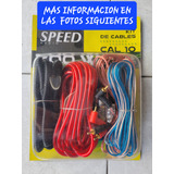 Kit Instalacion Amplificador Libre Oxigeno Calibre 10 Speed