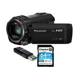 Videocámara Panasonic Hc-v785k Full Hd Paquete De Memorias