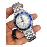 Reloj Compatible Con No Omega Seamaster Diver Blue Ring