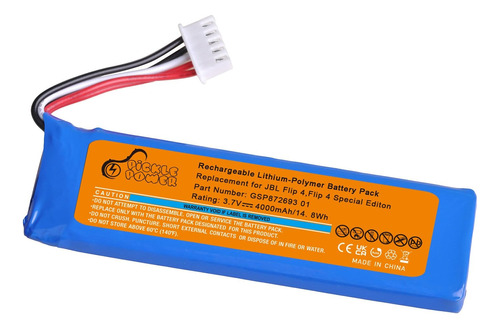 Bateria Lipo 3.7v 3200mah Jbl Flip 4