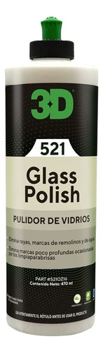 Glass Polish 3d Pulidor De Vidrios Y  Manchas De Agua Dura