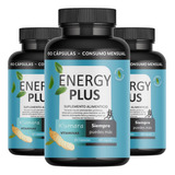 Energy Plus Energizante Natural Para Hombre Mujures Pack X 3