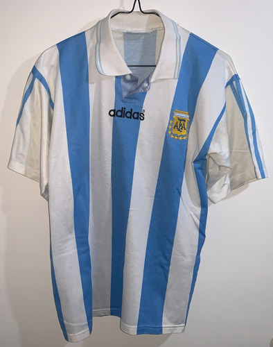 Camiseta Argentina Titular Mundial 1994 Botón