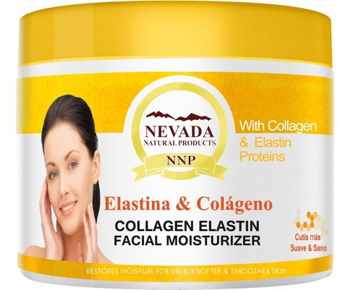 Crema Facial Con Elastina Y Colágeno Tipo De Piel Mixta