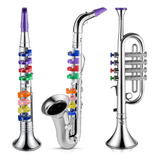 Juego De 3 Saxofones Para Ninos, Instrumentos Musicales De J