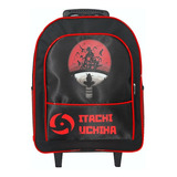 Mochila Uchiha Itachi De Rodinhas Infantil Escolar Grande