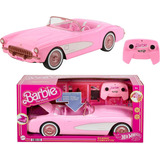 Hot Wheels Rc Barbie Corvette Control Remoto The Movie Color Rosa Chicle
