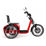 Triciclo Elétrico - Village Pam - 800w Lithium - Vermelho -