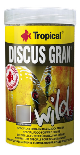 Tropical Discus Gran Wild 110gr Comida Peces Discos Acuarios