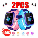 2pcs Localizador Sim Camara Niños Reloj Gps Smartwatch