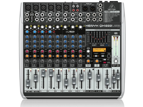 Consola Mezcladora Behringer Xenyx Qx1222 Usb 12 Canales P