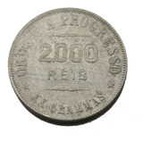 Moeda Coleção 2000 Reis Brasil Republica 1907 Prata M0622