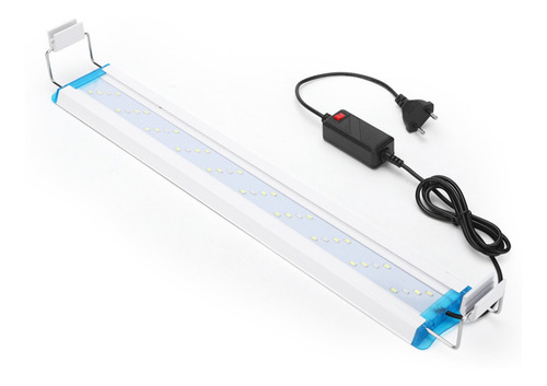 Luminária De Led P/aquarios De 20 A 30 Cm 8w Bivolt 16 Leds