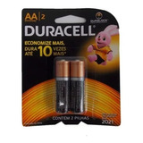 Pilhas Duracell Pequena  Aa - Pacote Com 4 Pilhas