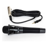 Microfono Voz Hügel Dinámico Cable Xlr Mini Plug