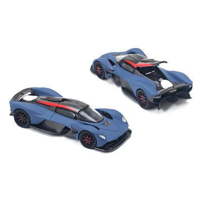 Miniatura Carro Aston Martin Valkyrie 1:64 Pop Race Azul Acero | Envío gratis