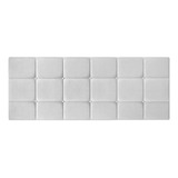 Cabeceira Estofada Casal Calipha 140x55cm Branco