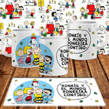 Pack De Tazones Snoopy Y Charlie Brown (6 Unidades) -printek
