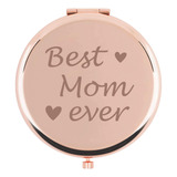 Htxlnno Regalos Para Mamá - Espejo De Maquillaje Best Mom Ev