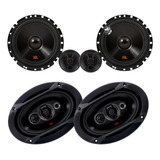 Jogo De Alto 4 Falantes Jbl Flex4 Kit 2 Vias 55w + 6x9 110w