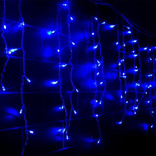 Luz Led Cortina 3mtr X 45cm 100 Luces Navidad Decoración