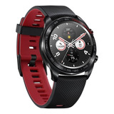 Smartwatch Honor Watch Magic 1.2  Caixa 42.8mm De  Aço Inoxidável E Náilon  Meteorite Black, Pulseira  Preta Tls-b19