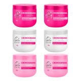 Kit 6 Máscaras Cronograma Capilar Force De Frizz Cabelos Top