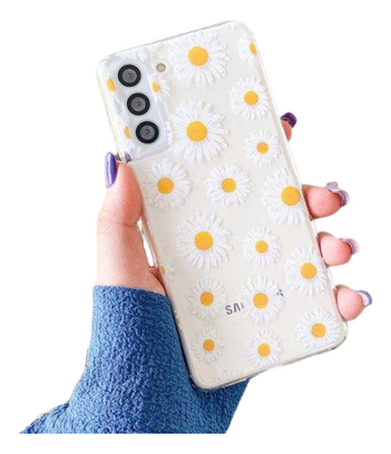 Funda Con Flores Para Samsung Varios Modelos