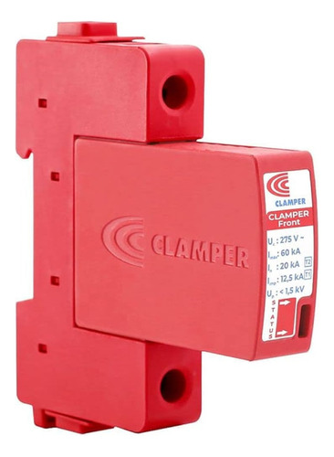 Dps Clamper Front Classe 1 E 2 275v 12,5/60ka Clamper