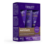 Kit Home Care Trivitt Matizante Com Hidratação Intensiva