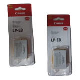 Bat.lp-e8 2xbat P/canon T2i T3i T4i T5i C/nota Fiscal