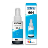 Tintas Epson Originales T664 Ecotank L200/l220/l310 Cyan