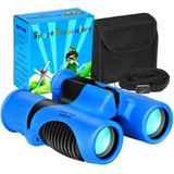 Mini Binoculares Para Ninos Azul Compactos 8x21 Resistente