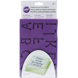 Set 4 Moldes Silicona Wilton Fondant Letras Y Números 