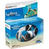 Câmera Descartável Agfaphoto Lebox Ocean Waterproof 27 Poses