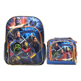 Mochila Y Lonchera Termica Avengers 5 Personajes Estampado Multicolor 155383 155387 Ruz