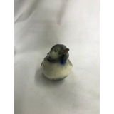 Pajaro Porcelana Café Negro Azul Marcado Goebel 