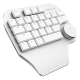 Teclado Delux T11 Designer Ergonômico Mão Unica 