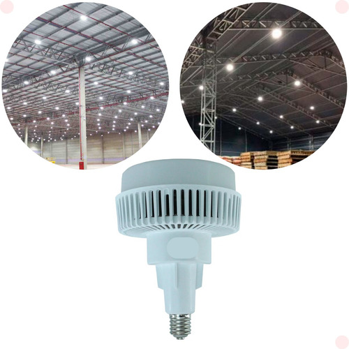 Lâmpada Led Bulbo 20000 Lumens 200w 6500k E-40 Biv Barracão