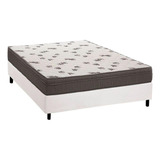 Cama Box Casal: Colchão D45 Ortobom Light Saúde+base Crc Cou