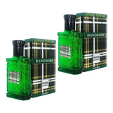 Kit 2 Perfumes Handsome Green 100ml Paris Elysees Masculino