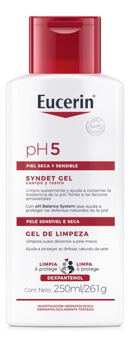 Eucerin Ph5 Gel De Limpeza Facial E Corporal Pele Seca E Sen