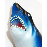 Tiburón Depredador Azul Animales Juguete Goma Navidad Reyes 