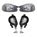 Optica Tunning Chevrolet Corsa Classic Mas Auxiliar Cree Led