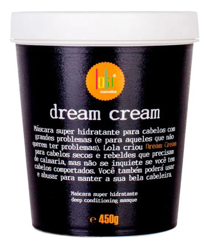 Mascara Grande Hidratante Dream Cream Lola Cosmetics